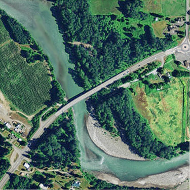 Nooksack River Crossing of Washington State Highway 