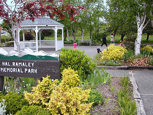 Hal Ramaley Park, waterfront of Oak Harbor, Whidbey Island, Washington