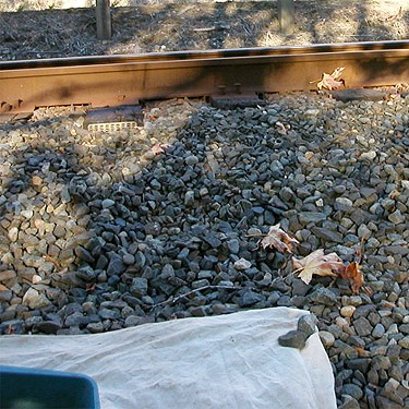 railroad track, Chehalis River S of Porter, Grays Harbor County, Washington