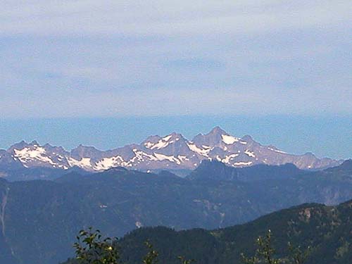 Twin Sisters Mountain from Sauk Mountain, Skagit County, Washington