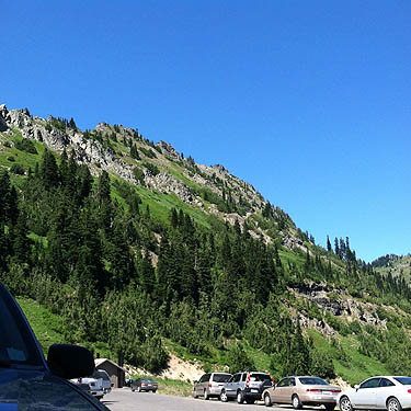 side of ridge leading to Yakima Peak, east side of Chinook Pass, Yakima County, Washington