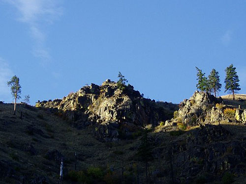 rimrock, Swakane Canyon, Chelan County, Washington
