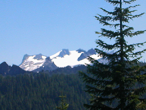 Mount Daniel from Tonga Ridge Trail, King County, Washington