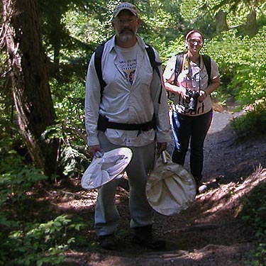Jerry Austin & Hannah Dykstra on Tonga Ridge Trail, King County, Washington