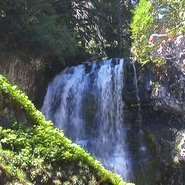 Union Creek Falls from below, Yakima County, Washington